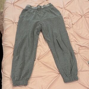 Hollister High Rise Charcoal Jogger sweats